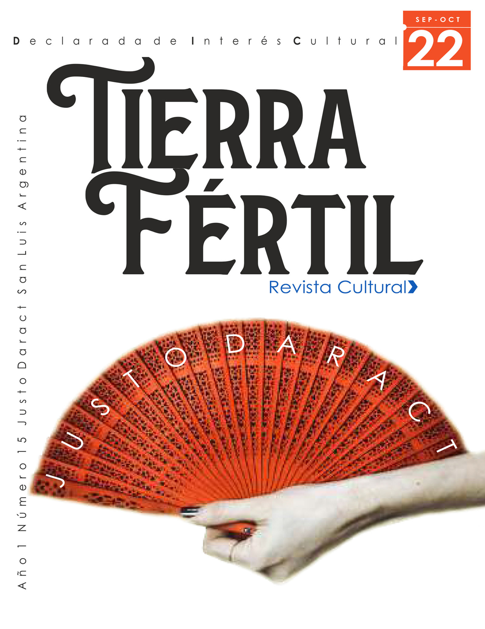 Tapa Revista Tierra Fértil, edición Septiembre-Octubre 2022