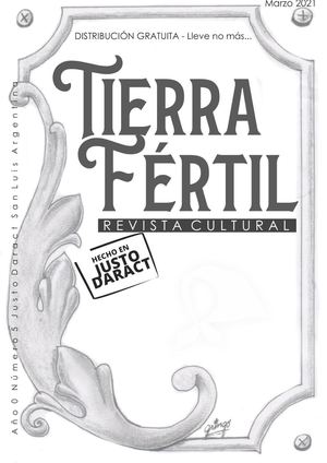 Tapa Revista Tierra Fértil, edición Marzo 2021