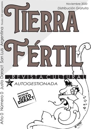 Tapa Revista Tierra Fértil, edición Noviembre 2020