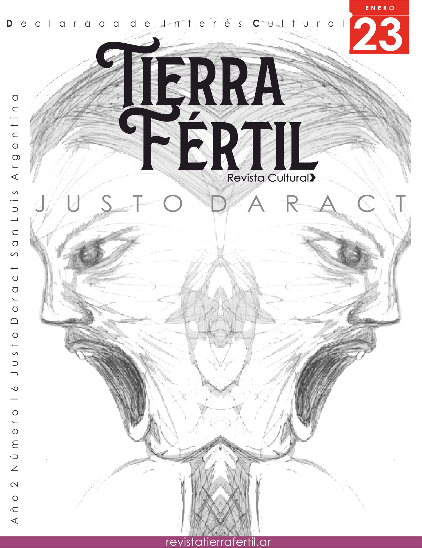 Tapa Revista Tierra Fértil, edición Enero 2023